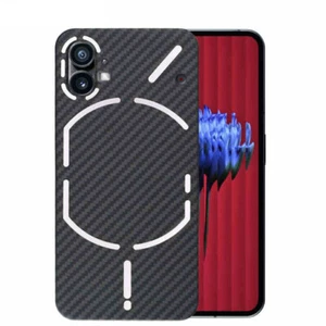 Funda protectora delgada de fibra de carbono aramida original para nada teléfono 1 UNO - Imagen 1 de 13
