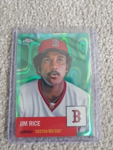 Jim Rice Aqua Lava Refractor Parallel /299 Boston Red Sox Chrome Platinum - Picture 1 of 2