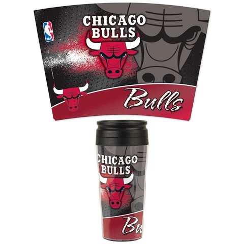 Chicago Bulls Wincraft NBA 16oz Contour Travel Mug FREE SHIP! Cover