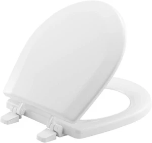 BEMIS TC50TTA 000 MARINE RV Toilet Seat Durable Enameled Wood Oval White - Picture 1 of 5