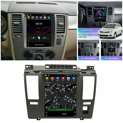 Radio estéreo para automóvil Nissan Tiida Versa 2004-11 9,7"" Android 10,1 GPS navegación Wifi Foto 1 de 4