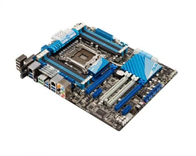For ASUS P9X79 Deluxe motherboard Socket LGA 2011 DDR3 X79 Desktop Motherboard - Image 1 of 3