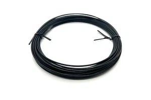 Black Vinyl Coated Wire Rope Cable,1/16 - 3/32, 7x7, 50 Ft Coil - Picture 1 of 1