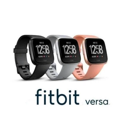NUEVO Reloj Inteligente Fitbit Versa 1 Rastreador de Actividad Física con Banda Tallas S y L EE. UU. Foto 1 de 4