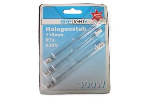 Brelight Halogenstab 230V R7s 300W 118mm 1,5yr 3x - Bild 1 von 1