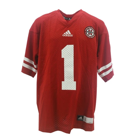 Nebraska Cornhuskers Official NCAA Adidas Kids Youth Size Football Jersey New Cover