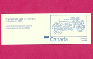 KANADA 1972 50c Booklet - Vintage MOTORRAD - Fluorscheibe SG 604qe postfrisch - Bild 1 von 2