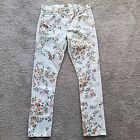 Citizens Of Humanity Pants Women 30 W34xl30 Beige Floral Business Casual Usa