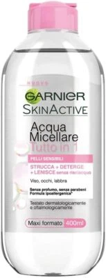 Garnier Wasser Mizellen Waschmittel Empfindliche Haut - 400ml,3 Stücke - Bild 1 von 3