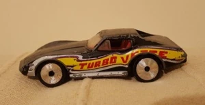 Vintage Matchbox Superfast Chevrolet Corvette Turbo 1979 Black Diecast Car - Picture 1 of 6