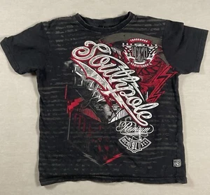 🔥 Y2K Southpole Youth Boy Small Skater Grunge Emo Biker Surf T Shirt - Picture 1 of 15