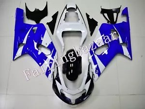 Kit de carenado por inyección ABS azul blanco GSXR600 2001-2003 GSXR750 - Imagen 1 de 5