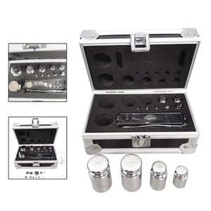 Kit Calibrazione Peso Calibrazione Precisione Grado F1 Acciaio Inox 1mg-200g - Foto 1 di 18