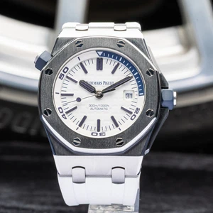 Audemars Piguet Royal Oak Offshore "Admiral" 15710ST.OO.A010CA.01 Full & 2 Strap - Picture 1 of 19