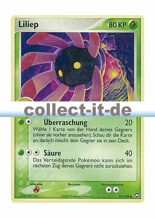 Pokemon EX Power Keepers 52/108 - Liliep Deutsch - Bild 1 von 1