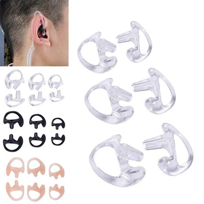 3 Pair Two Way Radio Ear Molds Replacing Earpiece Insert For Coil Tube Audio Kit - Image 1 of 4