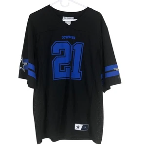 Neu ohne Etikett Dallas Cowboys Authentic Trikot, Elliott #21, blau auf schwarz, Fußball, Größe M - Bild 1 von 7