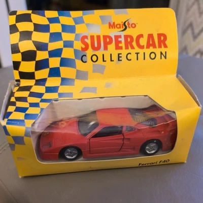 Maisto Super Car Collection Ferrari F40.   Red Model Car - Image 1 of 4