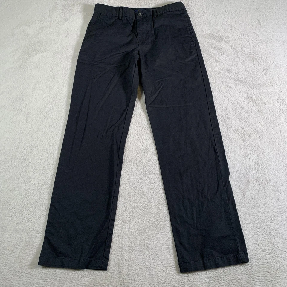 Pantalones Polo Ralph Lauren Jóvenes Niños 14 Negro Chino Pierna Recta Algodón Informal Foto 1 de 4
