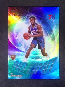 2025-26 Topps Flagship NBA VJ Edgecombe RC Rookie No Limit Blue Rainbow /150 - Picture 1 of 2