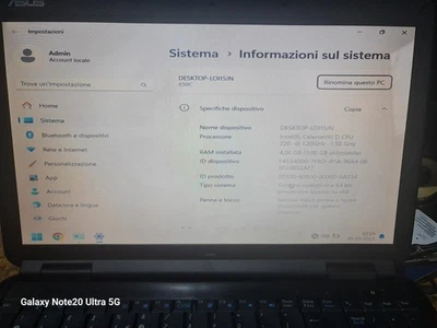 Notebook Asus K50C - Immagine 1 di 4