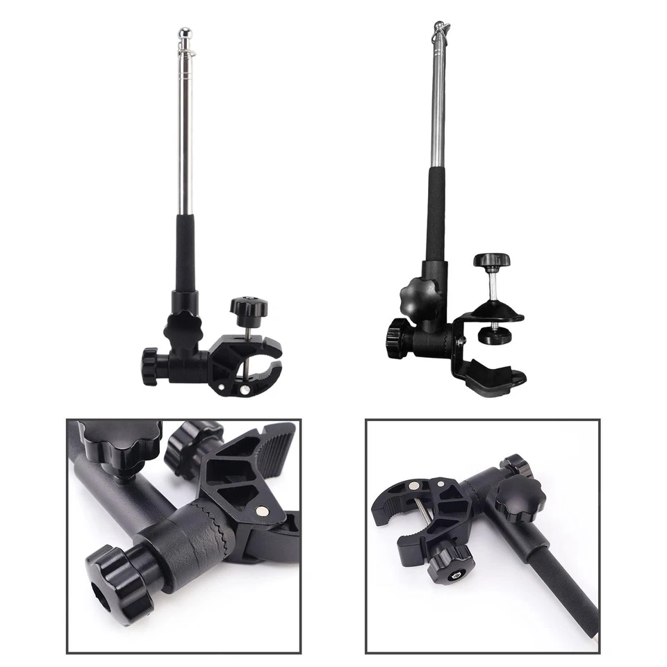 4ft Teleskop Fahnenmast Montagesatz für Wohnmobile und Boote, 360° drehbar, - Bild 1 von 1