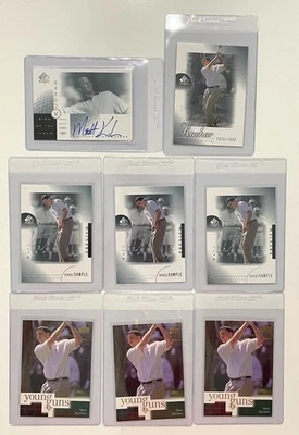 2001 Upper Deck SP Authentic Golf Sign of the Times Autograph Matt Kuchar Lot - Image 1 of 2