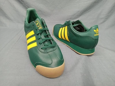 Tênis Adidas Samoa J Couro Verde Amarelo Masculino Tamanho 7 NOVO SEM CAIXA! - Imagem 1 de 4
