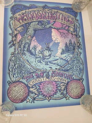 Lote de 3 carteles de concierto de Warren Haynes Christmas Jam Foto 1 de 4
