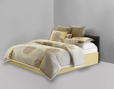 N natori medallion Full / queen duvet cover  with 2 shams NS12-2441 - Image 1 of 2