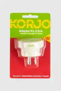 Korjo Travel Adapter AU/NZ to US Adapter (Brand New) - Picture 1 of 1