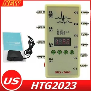 New SKX-2000C ECG Signal Simulator LED Display ECG Signal Generator 10-200bpm US - Picture 1 of 8