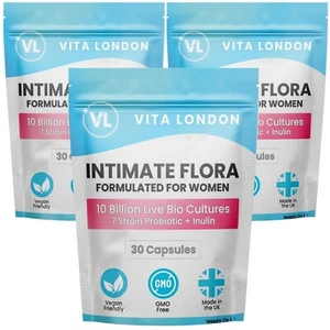 Probiotics For Women Gut Health 7 Strain 10 Billion CFU Live Cultures Capsules - Picture 1 of 12