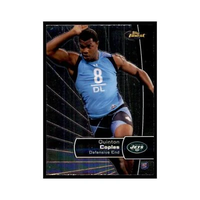 Quinton Coples Rookie 2012 Topps Finest #136 New York Jets Football Card NM - Image 1 of 3