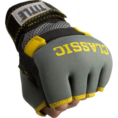 Title Boxing Classic Limited GEL-X Glove Wraps - Gray/Yellow - Image 1 of 4