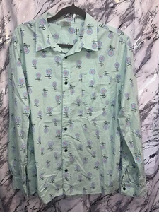 Vintage Peanuts Full Graphic “Snoopy” Full Graphic Button Up Art To Wear, Gamer - Picture 1 of 5
