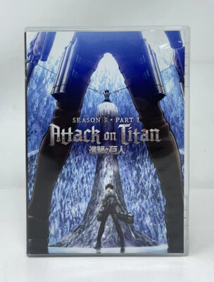Attack on Titan: Season Three Part One (DVD, 2-disc Set) Episodes 38-49 Rare HTF - Image 1 of 4