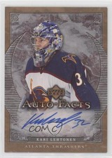 2007-08 Upper Deck Artifacts Auto-Facts Kari Lehtonen #AF-KL Auto
