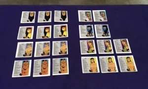 Lot of 22 Vintage 1992 Mortal Kombat Vinyl Puffy Stickers. 8 types! Old stock - Picture 1 of 11