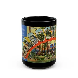Greetings from Valdosta Ga (Greeting Postcards) Black Coffee Mug - Picture 1 of 9