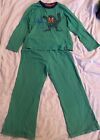 Boys Green Monster Pyjama Set Age 5-6 Years/ Height 116Cm / 45.5” Waist 56Cm/22”