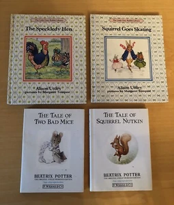 4 1987 Children’s Hard Back Books Beatrix Potter Alison Uttley Great Condition - Picture 1 of 12