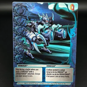 Bakugan VENEXUS Blue Ability Card 2011 BA2101-AB-SM-GBL 2/4a MECHTANIUM SURGE - Bild 1 von 7