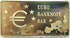 D1831 France Germany Monaco Vatican 10 Euros Banknote Gold Plated Bar UNC >Offer