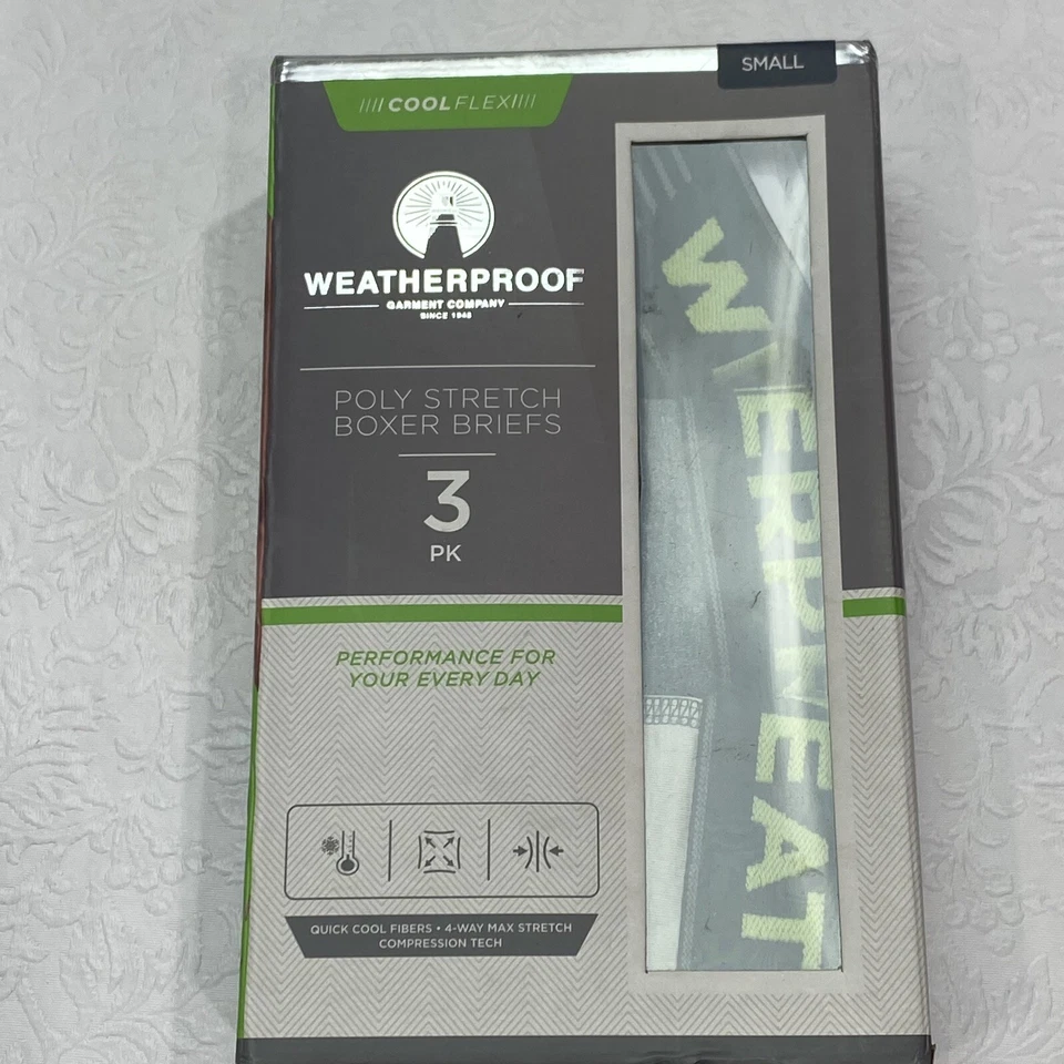 Garment Company Cool Flex Hombre Ropa Interior Impermeable Nuevo En Caja Paquete De 3 Nuevo Foto 1 de 4