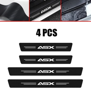 4X For Mitsubishi ASX Accessories Door Sill Plate Protector Cover Anti Scratch - Picture 1 of 12