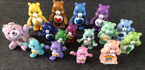 Care Bears Figure Mixed Mini Figures Lot Some Vintage 1 Plush Set 2 16 In All - Picture 1 of 10