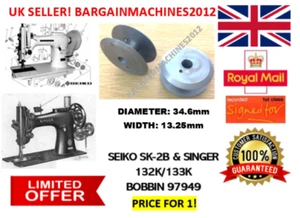 SINGER 132K SK2B WALK/FOOT BOBBIN 97949=1441 INDUSTRAL SEWING MACHINE VERY SOLID - Picture 1 of 5