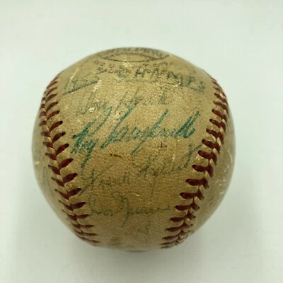 1955 Brooklyn Dodgers World Series Champs Team Signed Baseball Koufax JSA COA - Image 1 of 4