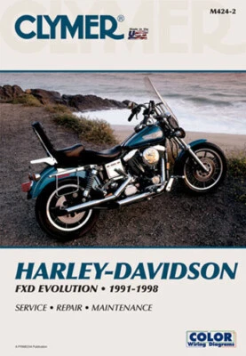MANUAL DE REPARO PERSONALIZADO CLYMER 1992 Harley-Davidson FXDC Dyna Super Glide M424-2 - Imagem 1 de 2